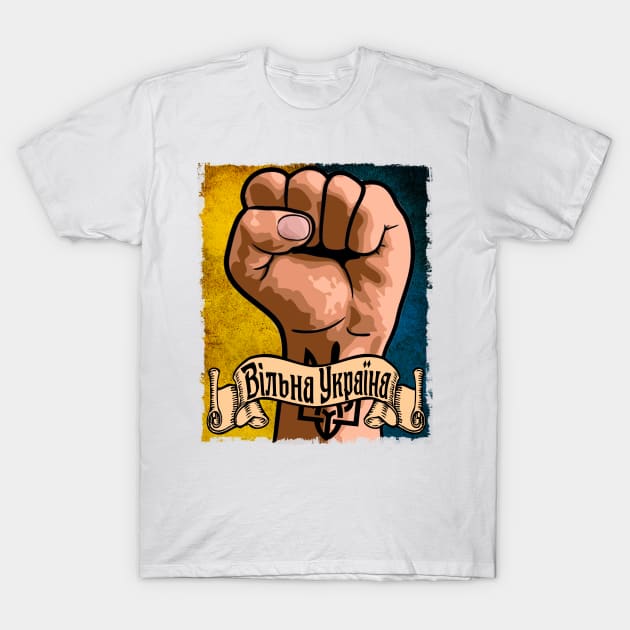 Ukraine T Shirt T-Shirt by Dimion666